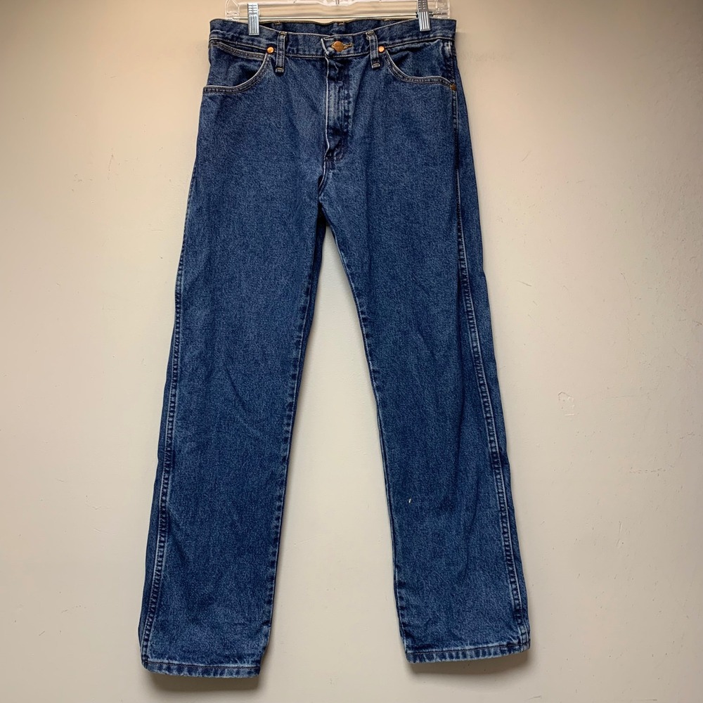 Wrangler Jeans Mens 31x30 Blue Excellent Five Star Premium Regular Fit 1013MWZGK